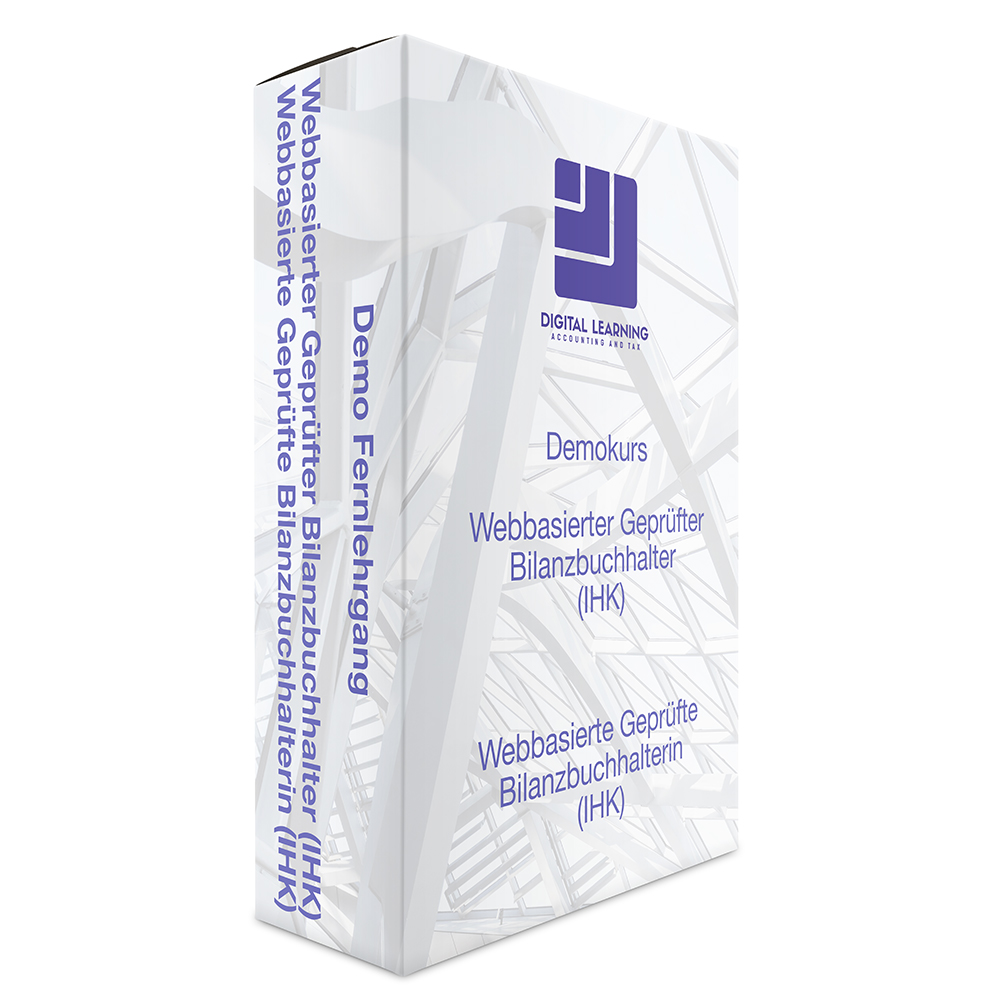 Demo-Kurs "Webbasierter Fernlehrgang Geprüfte/r Bilanzbuchhalter/in - Bachelor Professional in Bilanzbuchhaltung"